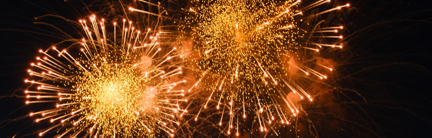 Fireworks on May 9th