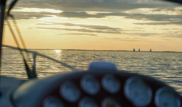 The surface of the Gulf of Finland