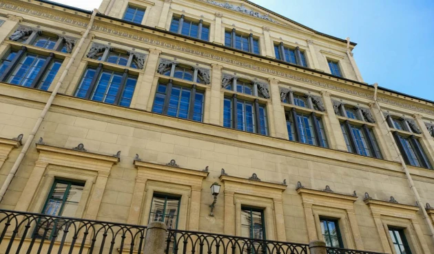 View of the New Hermitage and the Raphael Loggias