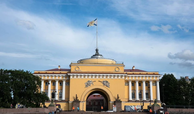 One of the wings of the former main shipyard of the city – the Admiralty