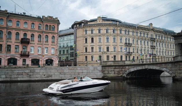 View of Fontanka embankment