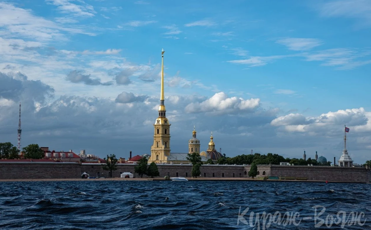 Peter and Paul Fortress and the most magnificent part of the Neva River
