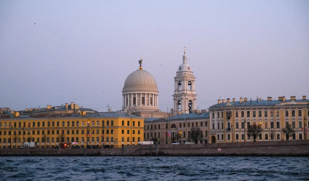 St. Catherine's Cathedral, along Vasilyevsky Island