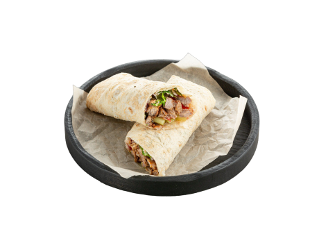 Chicken shish kebab wrap