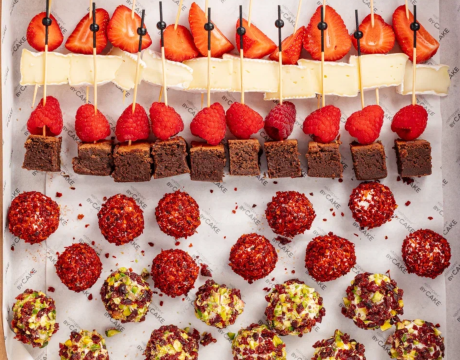 Canapes for sparkling wine
