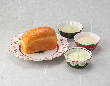 Brioche with Three Kinds of Butter