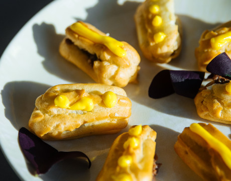 Venison Tartare Eclairs