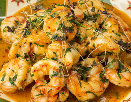 Langoustines in Wine Sauce