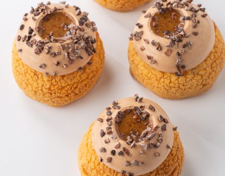 Pecan-Chocolate Choux
