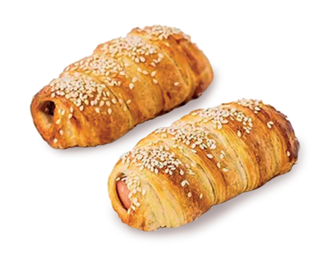 Mini sausage in dough