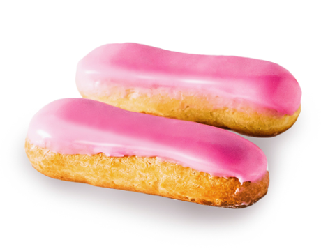Mini Eclair with Salmon and Glaze