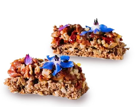 Artichoke tartare on whole grain toast