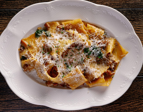 Pasta with mushrooms
