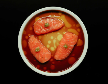 Salmon, Ponzu Sauce