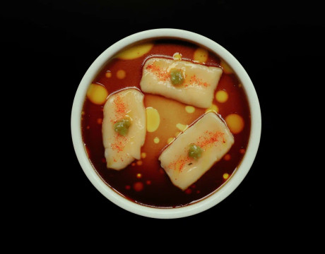 Scallop, Tuna BBQ Sauce