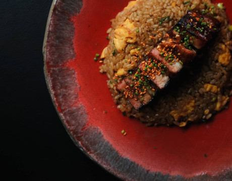 BBQ Brisket with Fried Rice