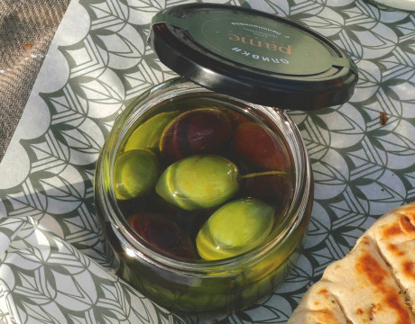 Citrus Olives Jar