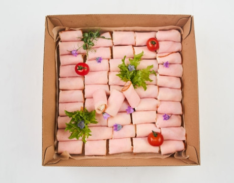 Set of ham rolls