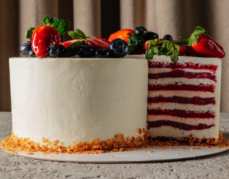 "Velvet" cake