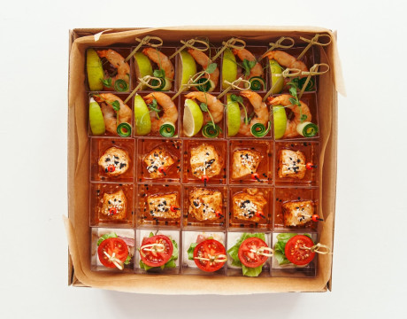 Set of cold appetizers