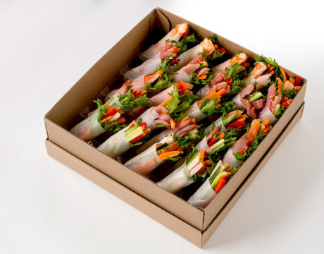 Set of spring rolls