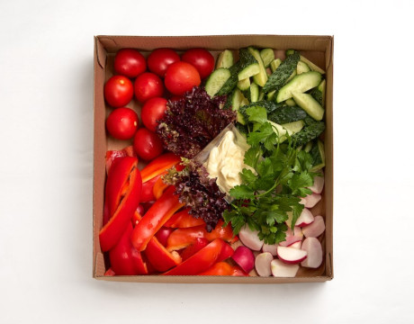 Set of fresh vegetables