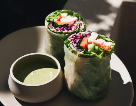 Spring roll with chicken